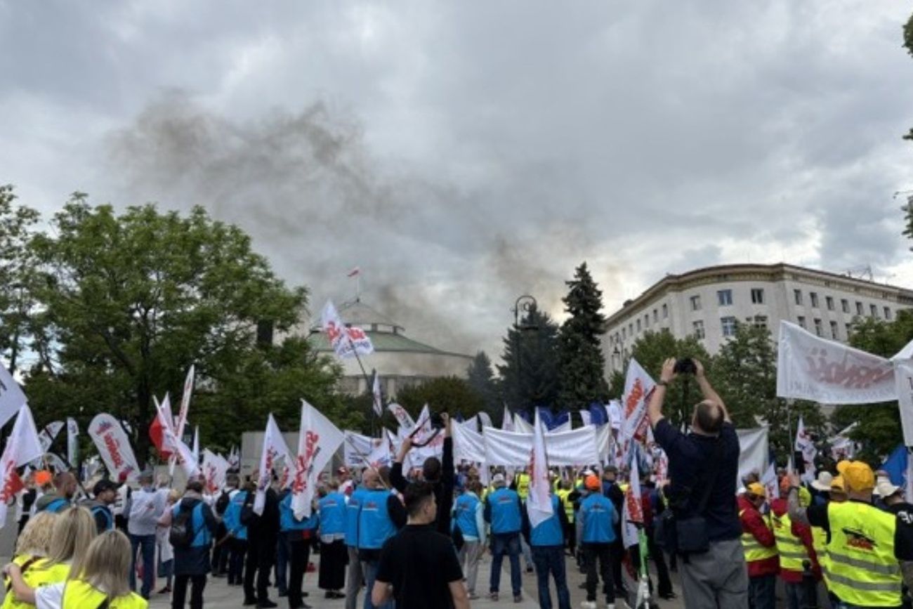 Byliśmy na proteście hutników. Oto ich postulaty