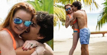Zakochana Lindsay Lohan z narzeczonym na Mauritiusie! (ZDJĘCIA)