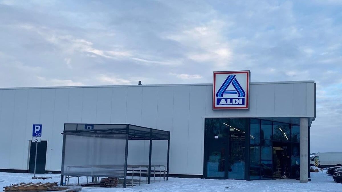 Sklep Aldi przy ul. Głuskiej w Lublinie