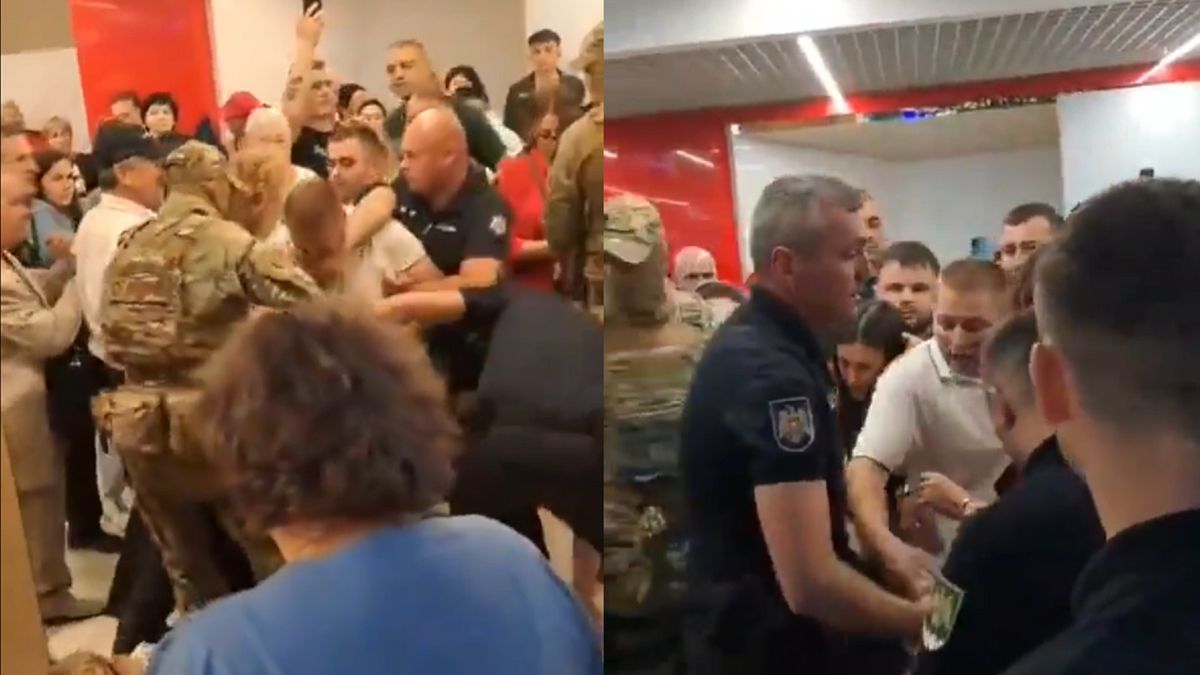Awantura na lotnisku w Mołdawii