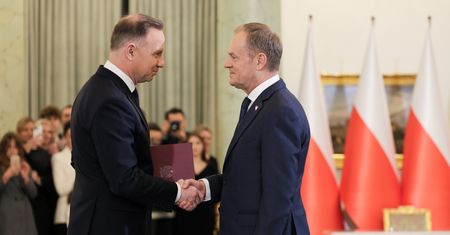 Duda i Tusk w USA. "Prezydent musi pilnować premiera"