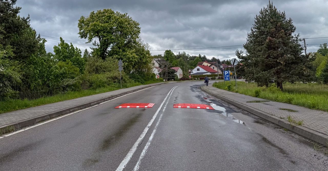 Bezpieczniej w Rabsztynie. Tuż przy wjazdach na zamek zamontowane zostały progi zwalniające