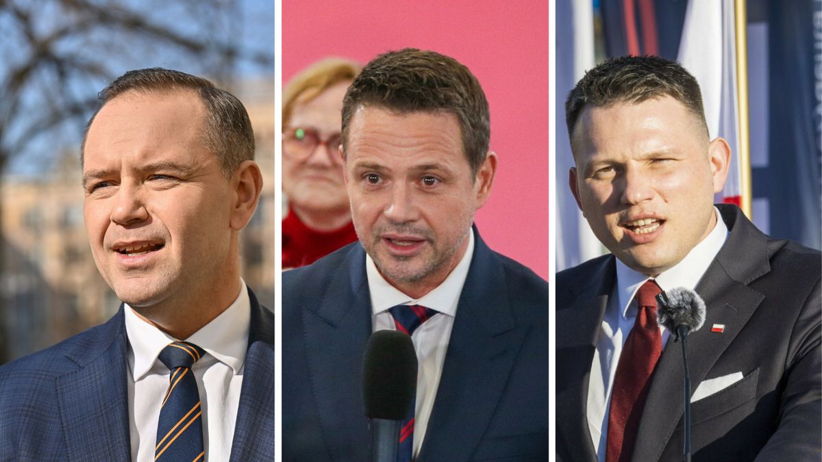 Trzej liderzy sondażu