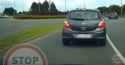Dojechał do ronda. Spójrzcie, co po chwili zrobił kierowca opla