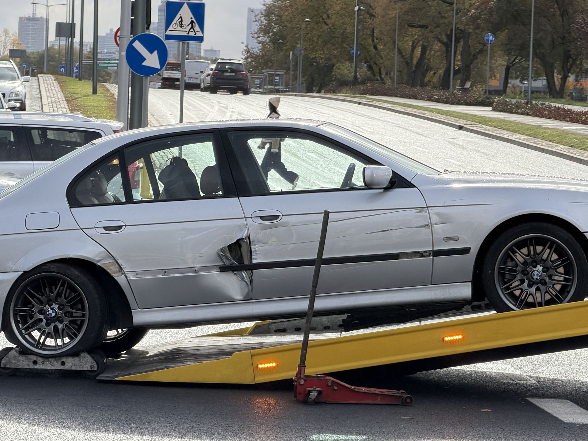 Marcin Prokop miał kolizję drogową
