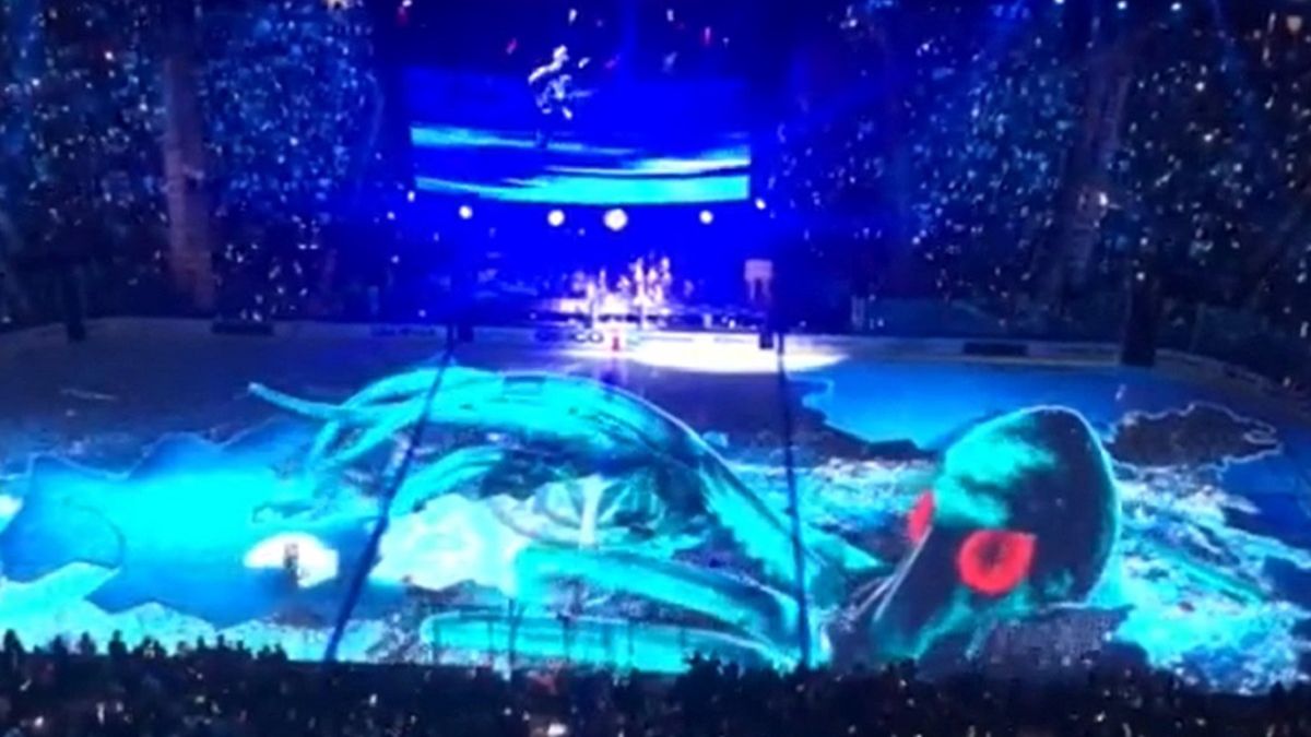 Show przed meczem Las Vegas Knights - Seattle Kraken