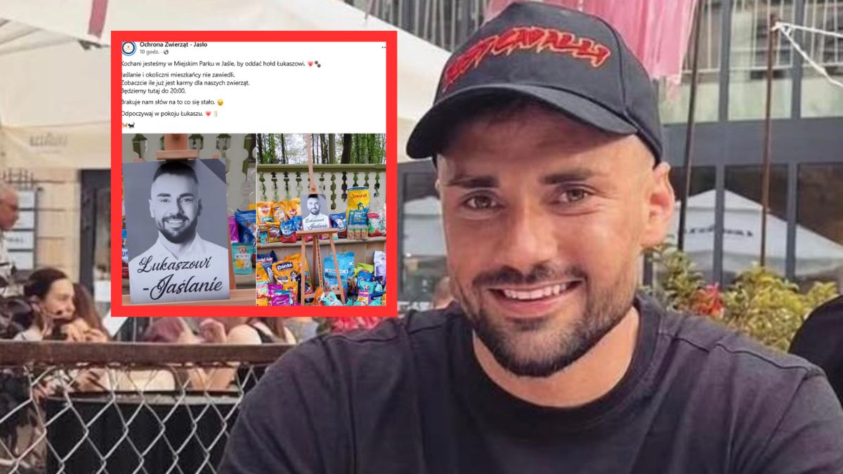 Jaślanie uczcili pamięć Łukasza Litewki zbiórką karmy dla psów.