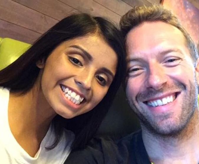 Chris Martin spotkał się z fanką w miejscu jej pracy