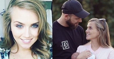 Agnieszka Kaczorowska reklamuje obóz taneczny męża rodzinnym zdjęciem: "Emilia kończy dziś miesiąc"