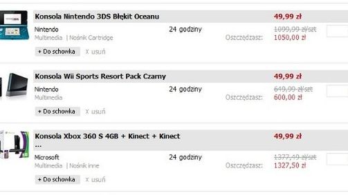 Empik sprzedawał wszystko za 49,99 zł... ale przypadkiem 1