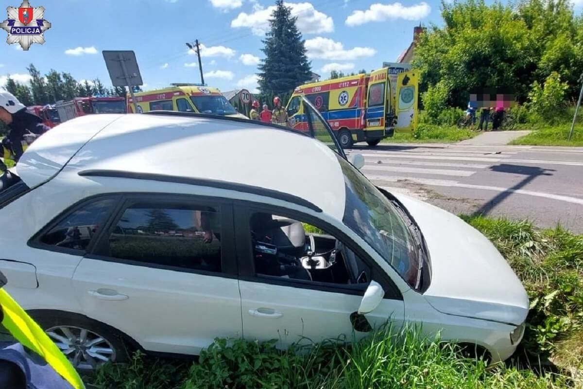 wypadek, samochó osobowy