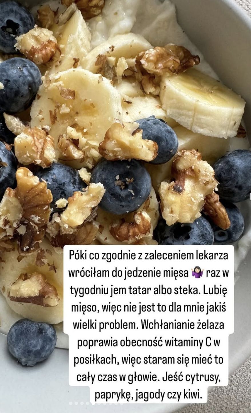 Anna Wendzikowska zmaga się z anemią