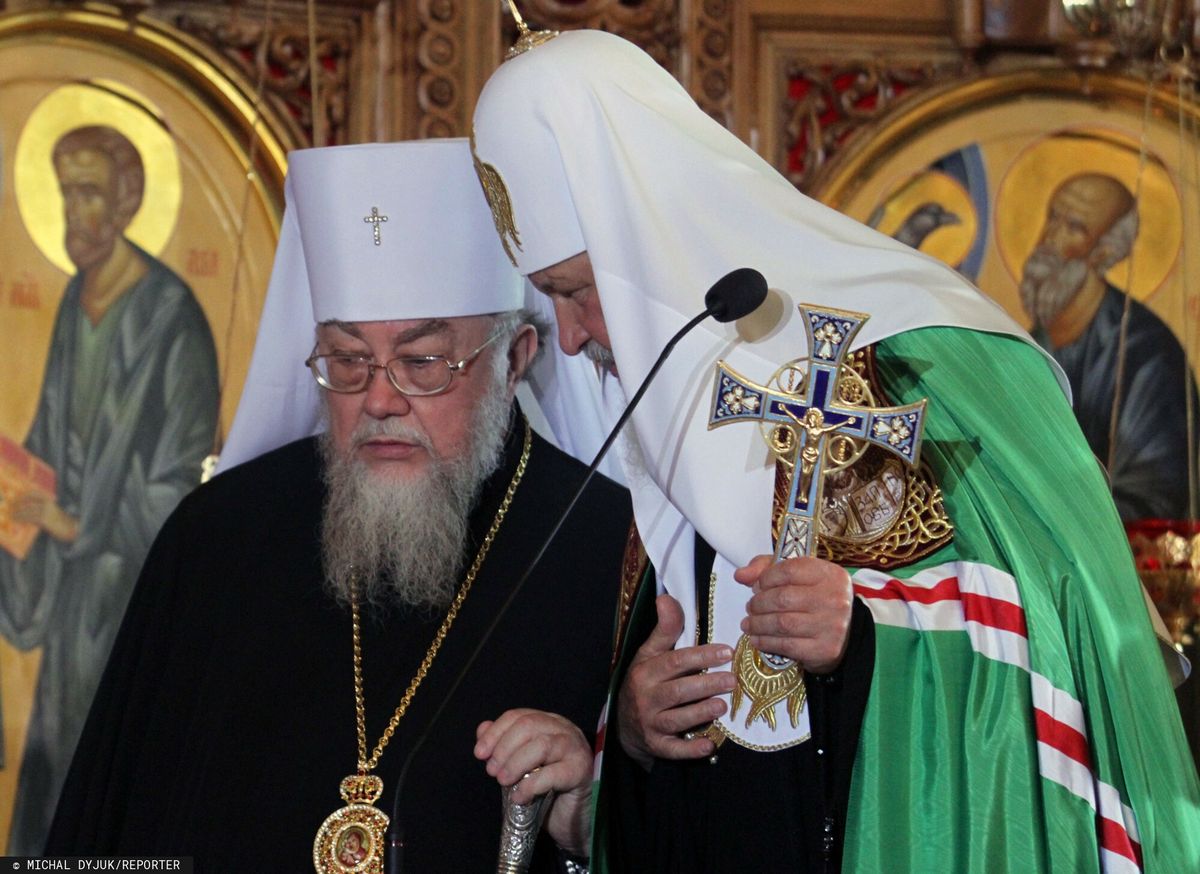 Abp Sawa i Patriarcha Cyryl w Białymstoku (2012 r.)