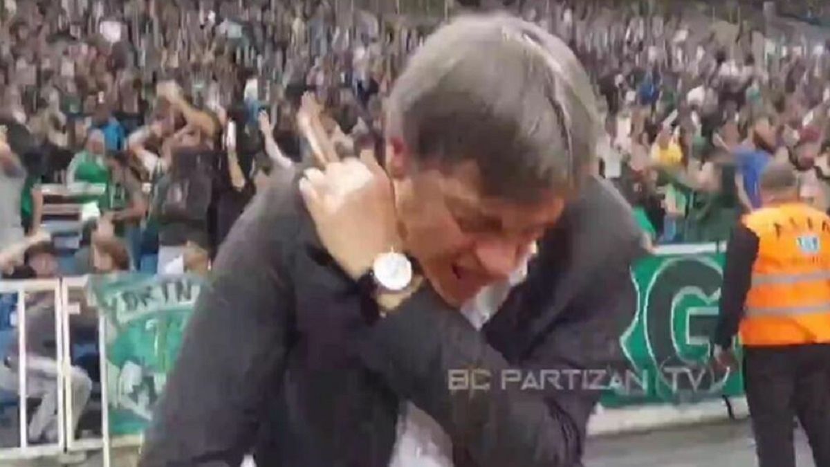 Lekarz Partizana Belgrad oberwał butelką z trybun