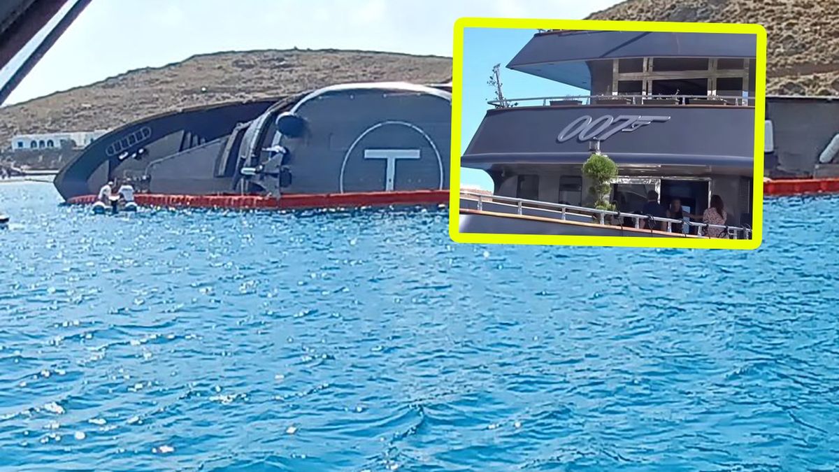 Statek "007" poszedł na dno u wybrzeży Grecji