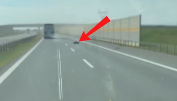 Ujęcia z A1. Ostrzegli w sieci. "Służby w drodze"