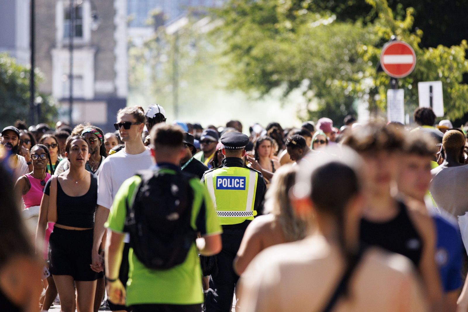 W czasie festiwalu na każdym kroku można było zobaczyć policję