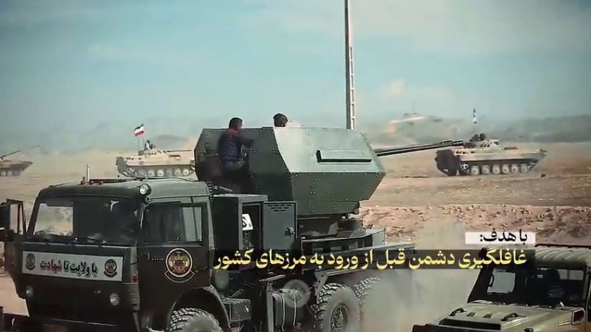 „Irański Skynex” podczas ćwiczeń wojskowych w okolicach Kermansz