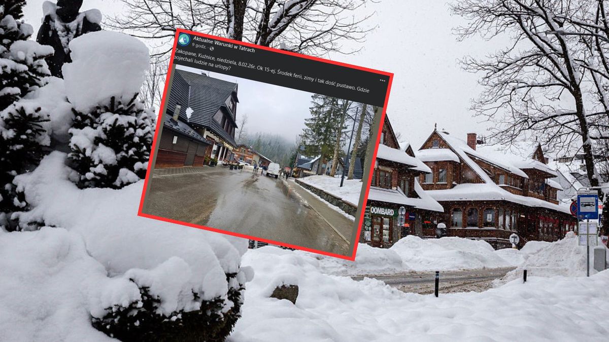 Pustki w Zakopanem? Zdjęcie trafiło do sieci