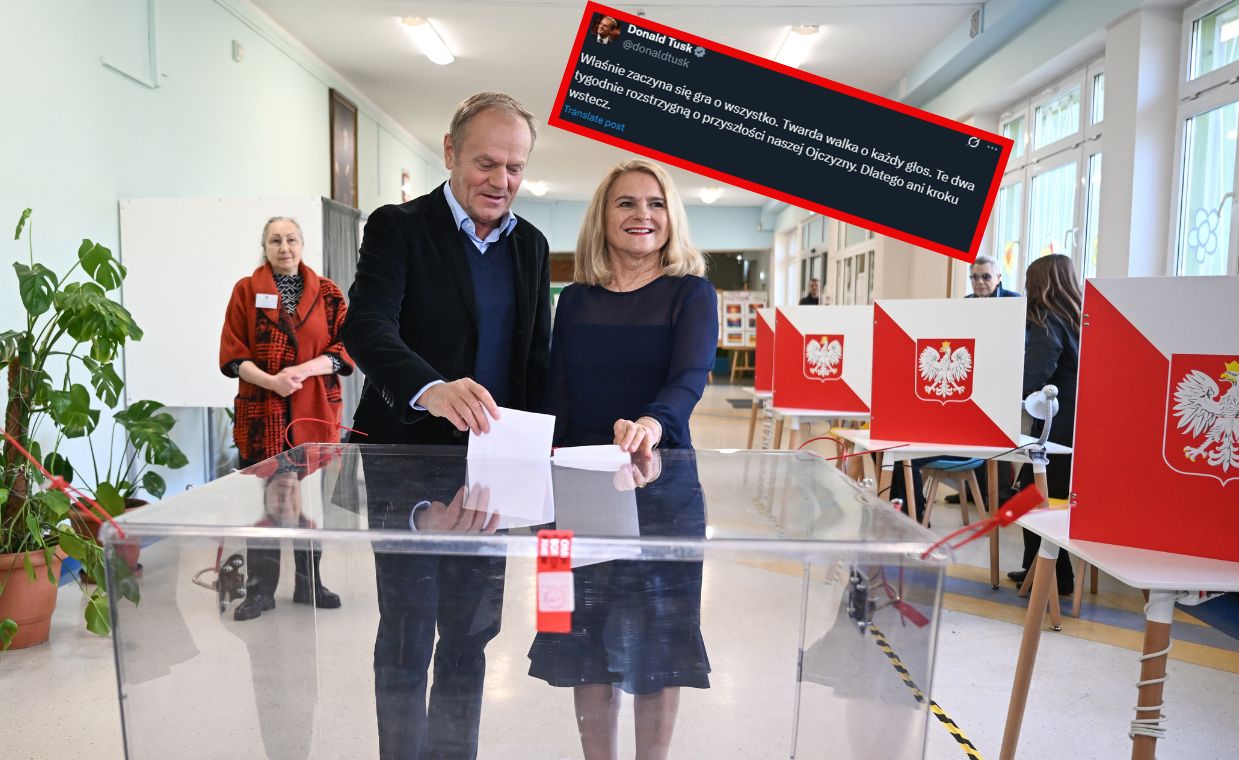 Tusk komentuje wyniki. "Właśnie zaczyna się gra o wszystko"