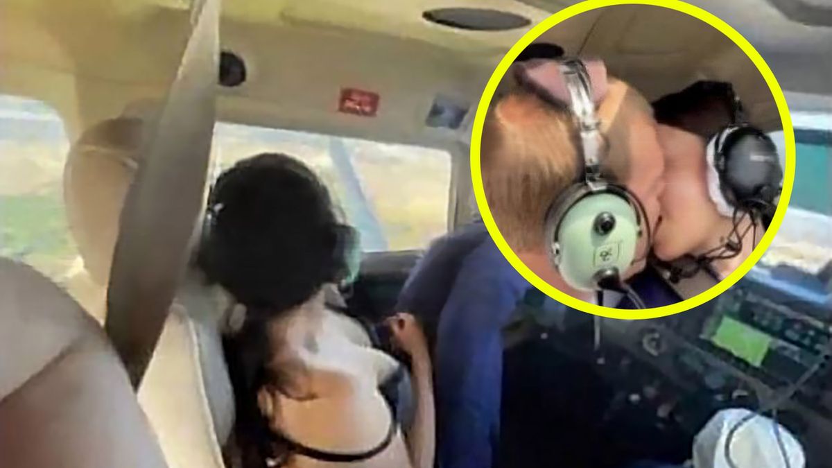 Pilot zabawiał się z kursantką w trakcie lotu szkoleniowego