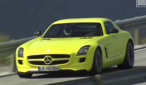Mercedes SLS E-Cell - pierwsze video! (aktualizacja)