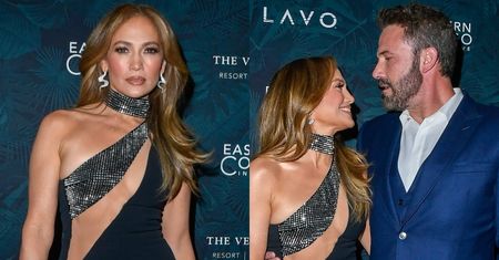 Zjawiskowa Jennifer Lopez gra nogą u boku Bena Afflecka na elitarnym turnieju pokera (ZDJĘCIA)
