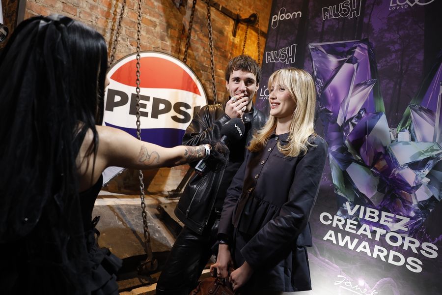 Gabriela Bednarz i Miłosz Kulesza na Vibez Creators Awards 2025