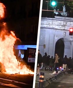 Chaos na ulicach Madrytu. Tysiące ludzi starło się z policją