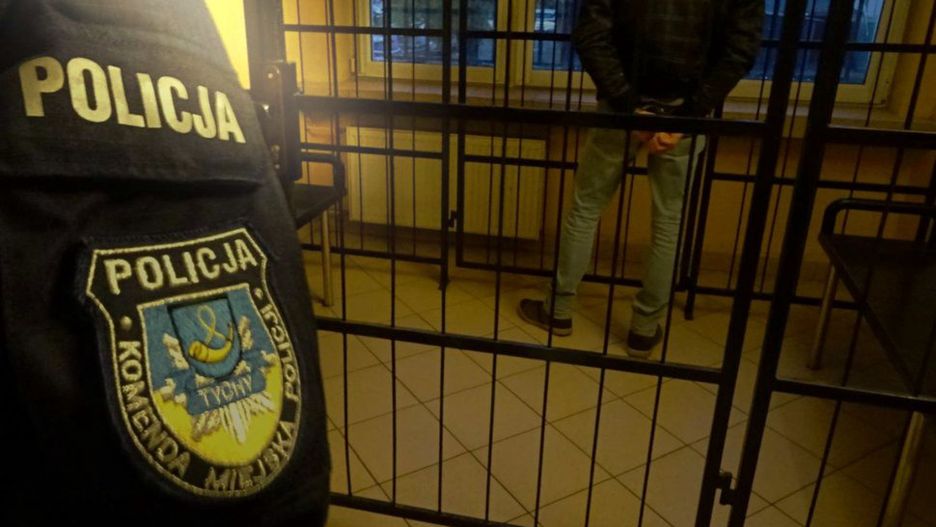 Śląsk. Tychy. Policjanci interweniowali wobec agresywnego wandala