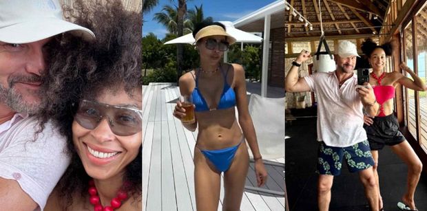 Umięśnieni Omenaa Mensah i Rafał Brzoska nadają z Madagaskaru. Wczasy mijają im na katorżniczych TRENINGACH (ZDJĘCIA)