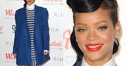 Rihanna w... męskich ciuchach! PASUJĄ?