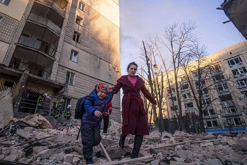 Doniesienia z Kijowa. Oddychanie takim powietrzem jest niebezpieczne