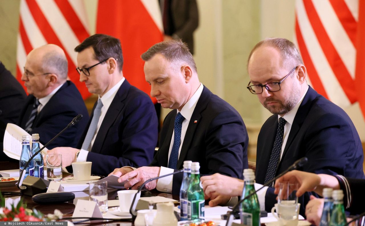 Mateusz Morawiecki, Andrzej Duda, Marcin Przydacz