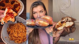 Ostatnia wieczerza Deynn przed liposukcją: PIZZA, SPAGHETTI, PĄCZKI... (ZDJĘCIA)