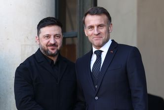 Zełenski po rozmowie z Macronem: liczymy na wsparcie, które wzmocni naszą pozycję negocjacyjną