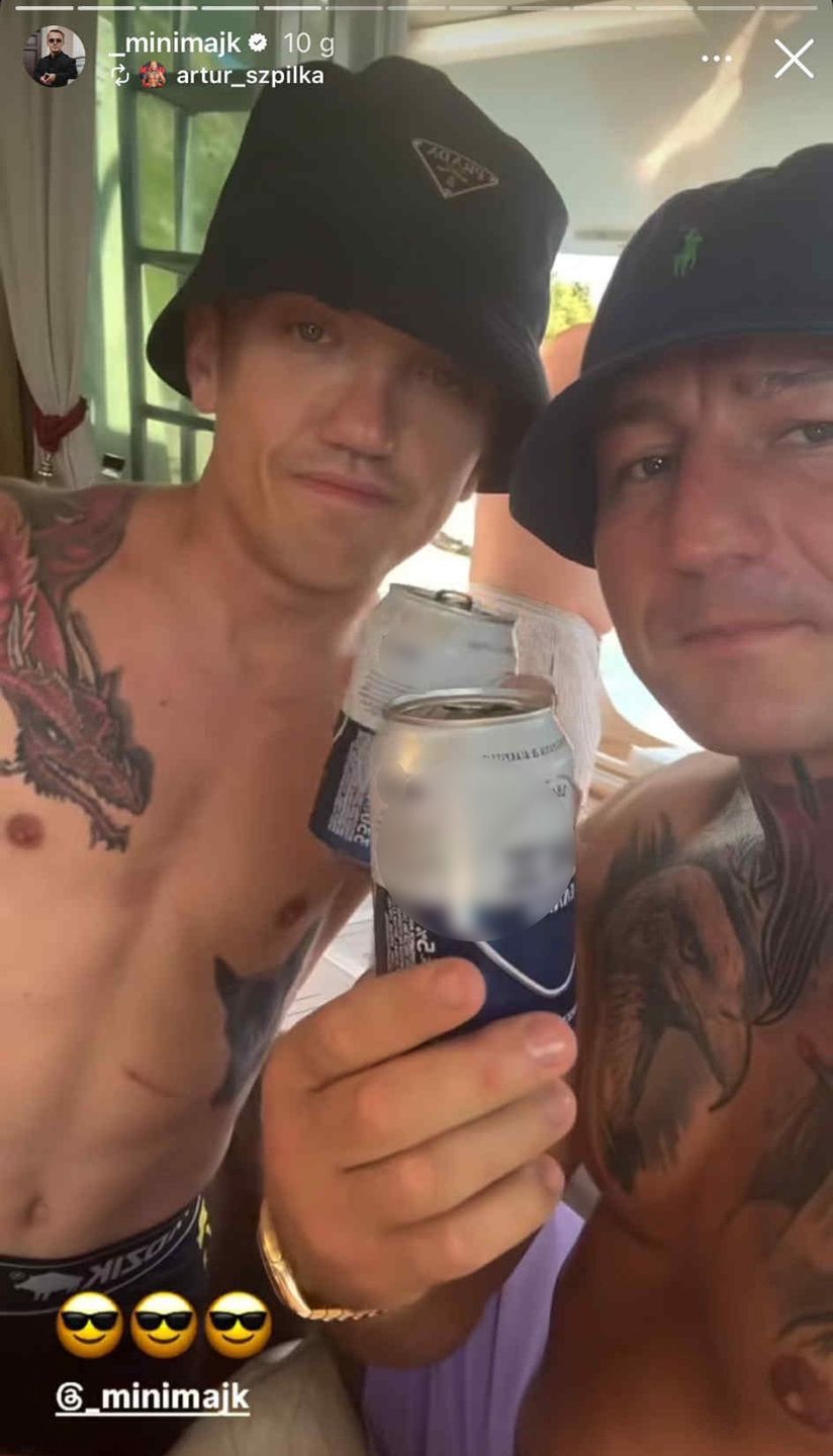 Kamila Wybrańczyk i Artur Szpilka na wakacjach