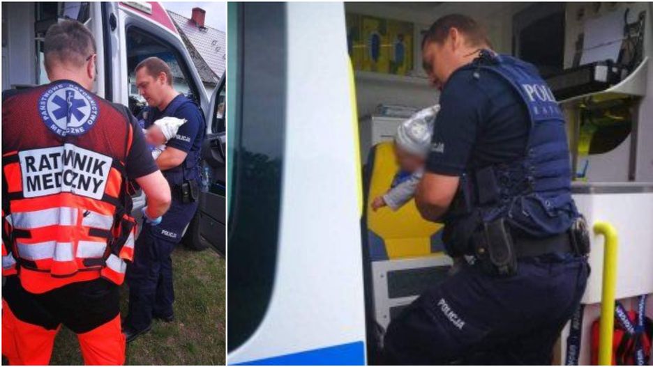 "Uratował życie dziecka". Dzielnicowy z Reska ruszył z pomocą podczas pożaru 