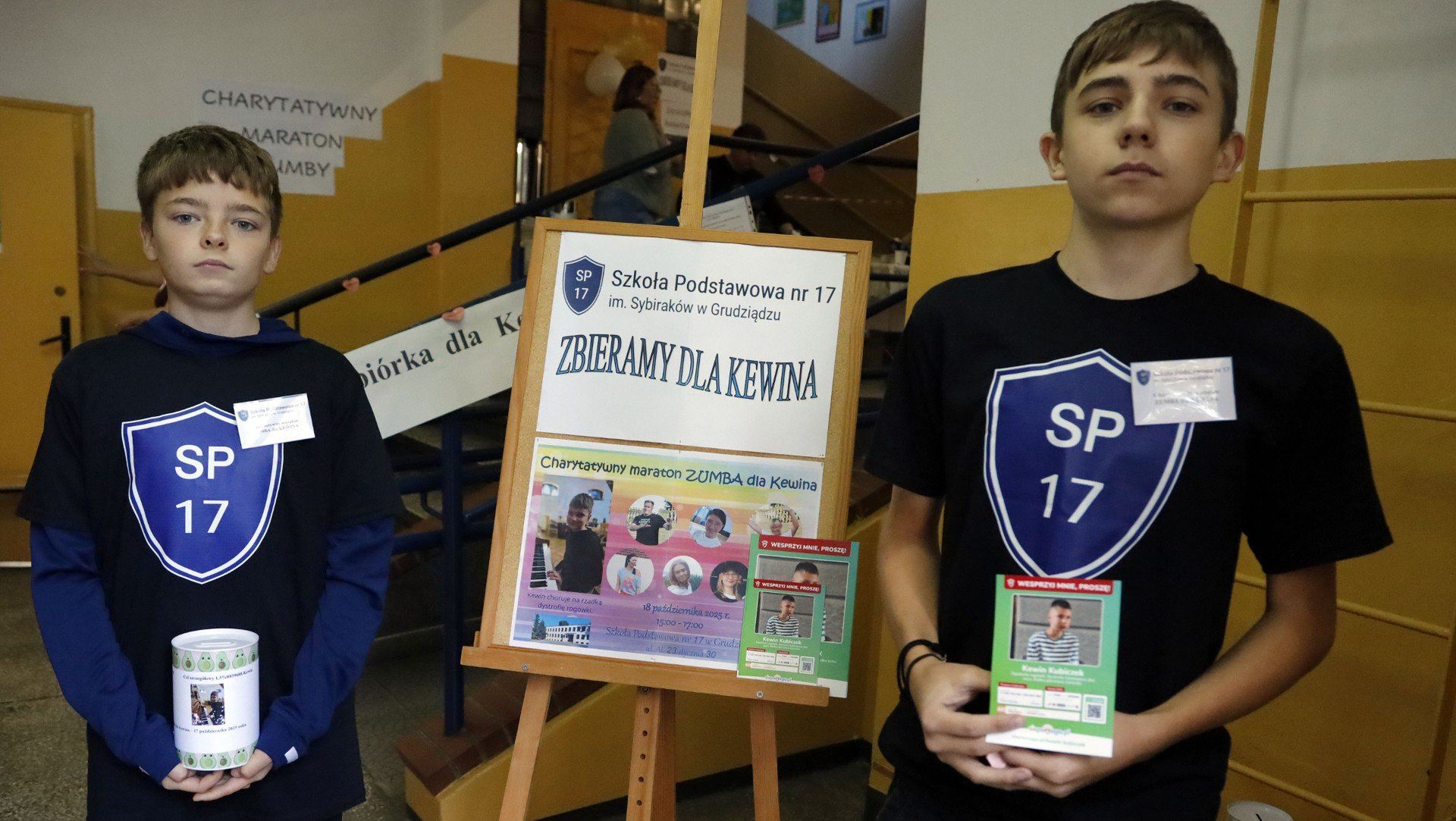 Maraton Zumby w SP 17. w Grudziądzu dla Kewina