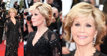 80-letnia Jane Fonda zachwyca na czerwonym dywanie w Cannes! (FOTO)