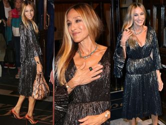 Elegancka Sarah Jessica Parker dopinguje męża podczas londyńskiej premiery