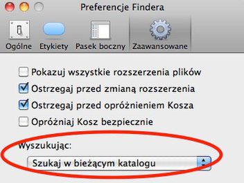 [Snow Leopard] Wyszukuj pliki tam, gdzie chcesz