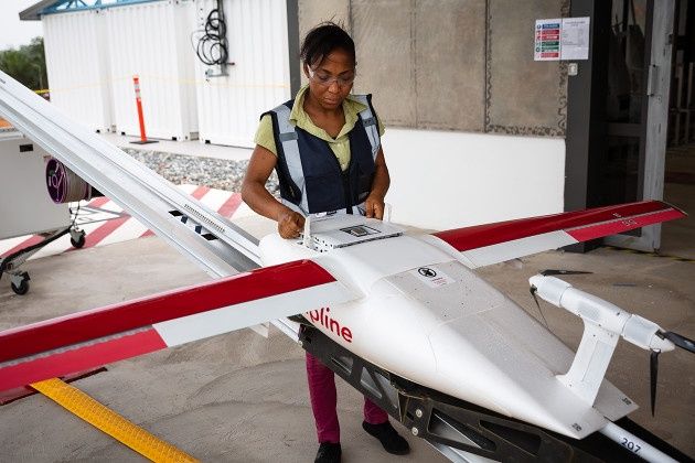 UPS dron Ghana wygląd