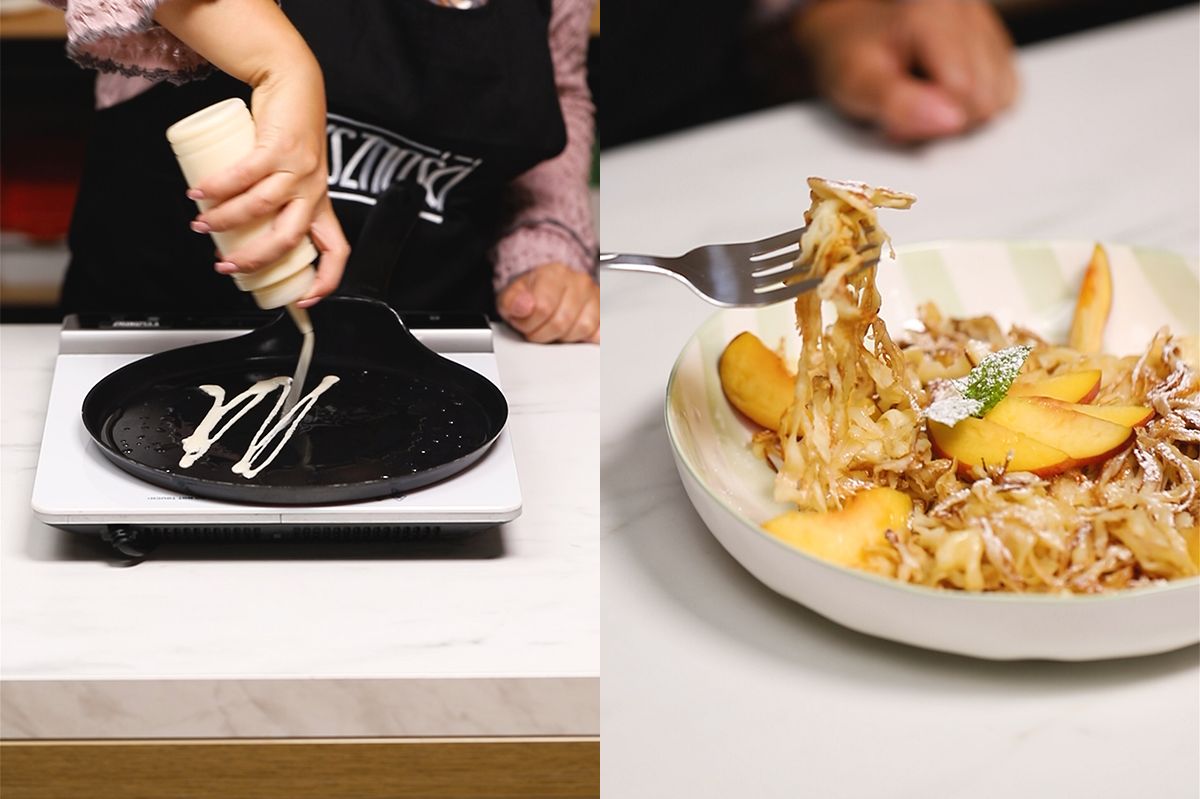 Ekspresowy makaron z butelki. Zrobisz go na patelni