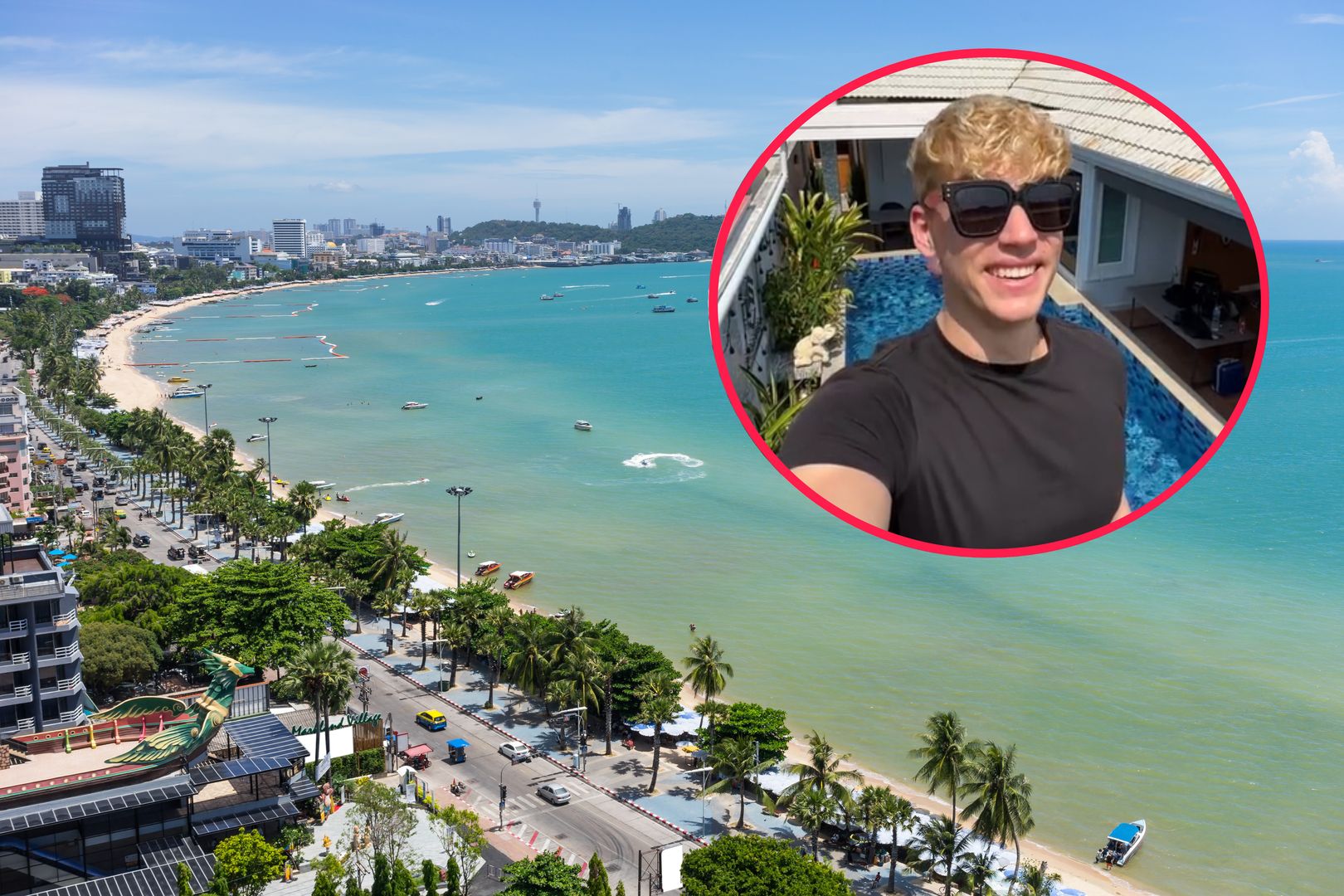 Mateusz świętował urodziny w kurorcie Pattaya