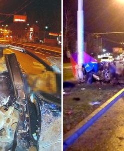 Nie żyje troje nastolatków. Samochód roztrzaskany