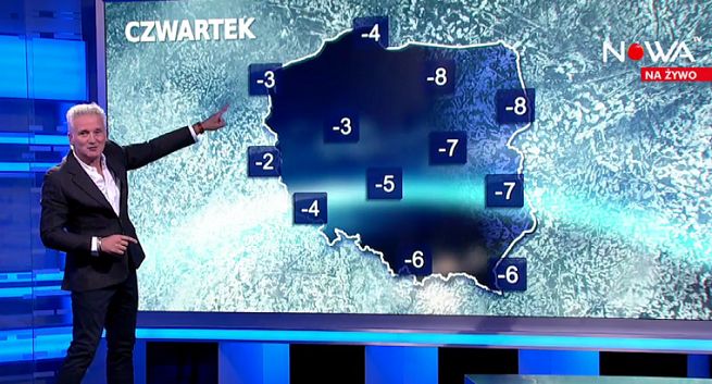 Jarosław Kret prezenterem pogody w „24 godziny online.pl” w Nowa TV