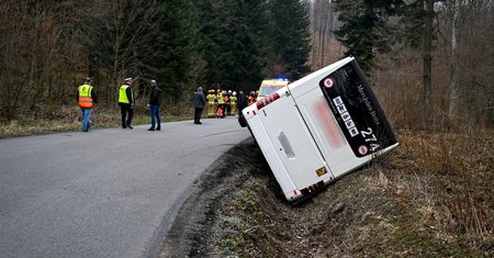 Wypadek na Podkarpaciu. Autokarem podróżowali turyści