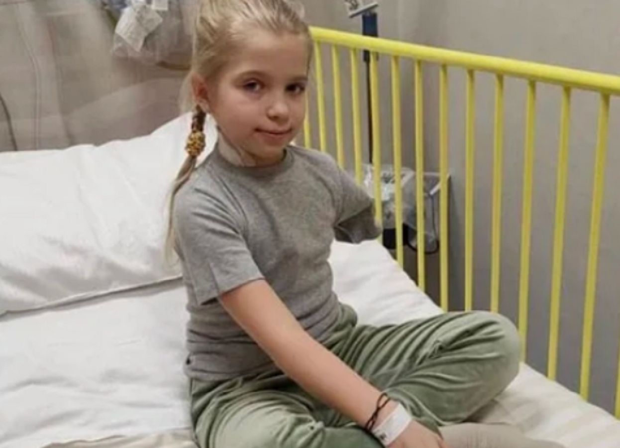 9-letnia Sasza straciła rękę. "Nie wiem, dlaczego Rosjanie mnie postrzelili"