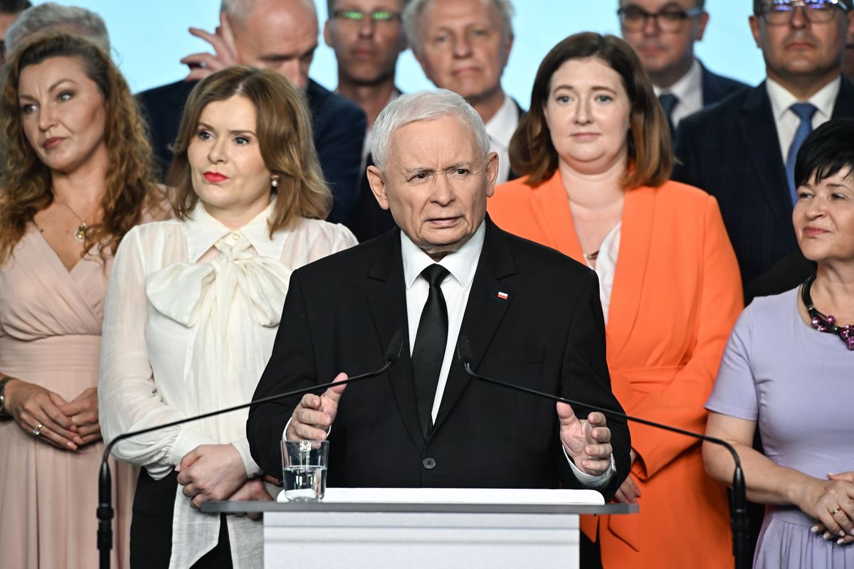 Jarosław Kaczyński na konferencji ws. decyzji PKW